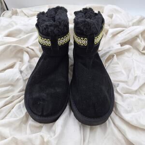 NEW UGG Classic Ultra Mini Alpsey Boots in black women's size 9